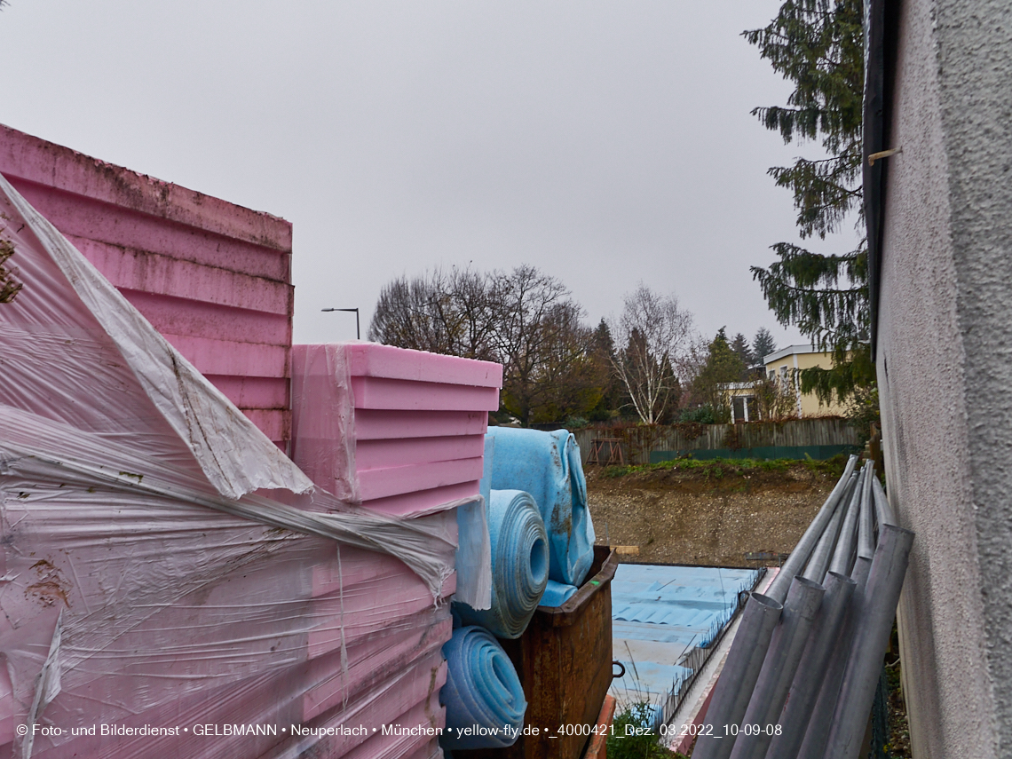 03.12.2022 - Neubau eines Mehrfamilienhause in der Niederalmstraße 16 in Neuperlach-Trudering